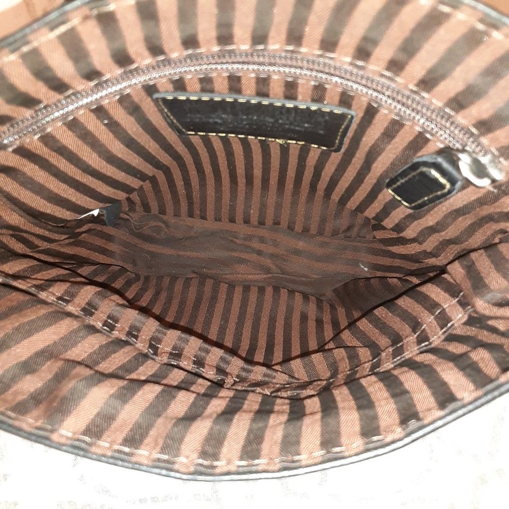 Jack Georges leather Voyager crossbody purse - Picture 5 of 8